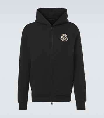 Sweat-shirt à capuche en coton à logo | Moncler