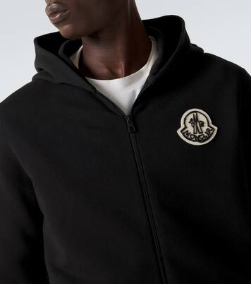 Sweat-shirt à capuche en coton à logo | Moncler