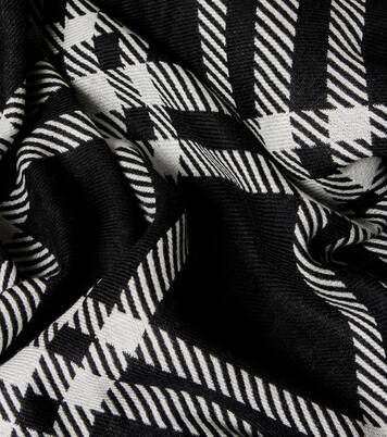 شال من الصوف والحرير Burberry Check | Burberry