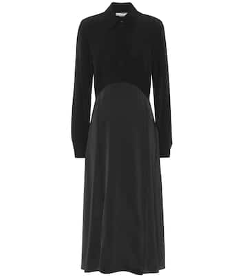 Robe midi en crêpe | Victoria Victoria Beckham