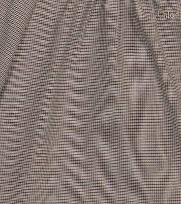 Jupe-culotte à carreaux | Chloé Kids