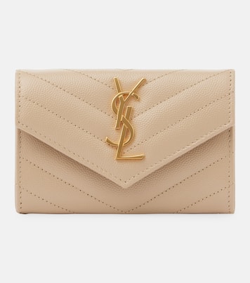 Monogram Small leather wallet | Saint Laurent