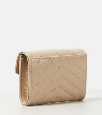 Monogram Small leather wallet | Saint Laurent
