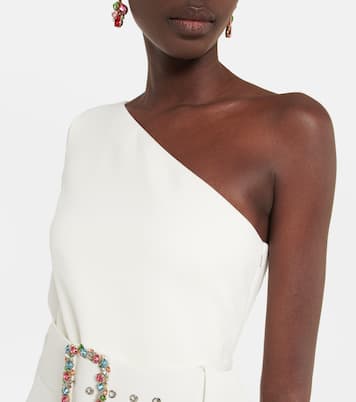 Robe midi asymétrique | Safiyaa