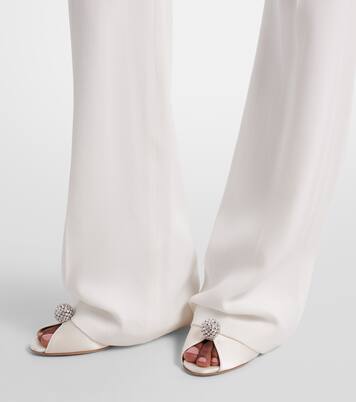 Sandalias Sacora 85 de satén adornadas | Jimmy Choo