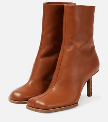 Ankle Boots Les Bottines Rond Carré aus Leder | Jacquemus