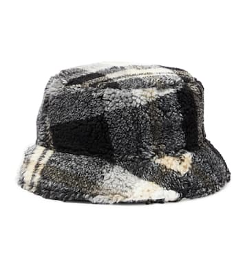 Checked teddy bucket hat | Il Gufo