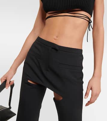 Schlaghose aus einem Wollgemisch | Courrèges