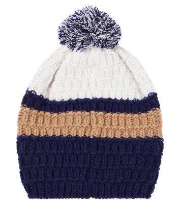 Gorro Nola de mezcla de lana a rayas | Bogner Kids
