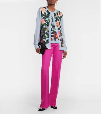 Cardigan mit Seide | Oscar de la Renta