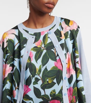 Cardigan mit Seide | Oscar de la Renta