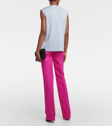 Pull sans manches imprimé | Oscar de la Renta