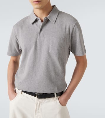Riviera cotton polo shirt | Sunspel