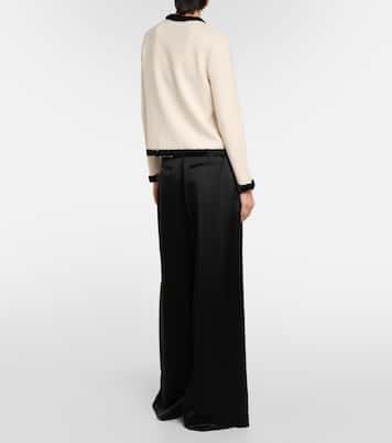 Kendra sequined wool-blend jacket | Tory Burch