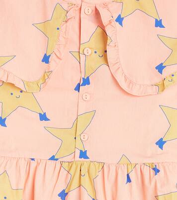 Dancing Stars cotton poplin dress | Tinycottons