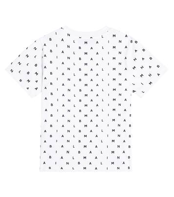 Printed cotton jersey T-shirt  | Balmain Kids