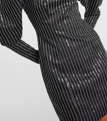 Robe en sergé de coton à sequins | Rotate