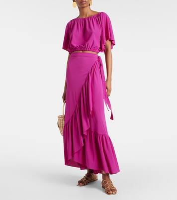 Cropped-Top Solal aus Jersey | Eres