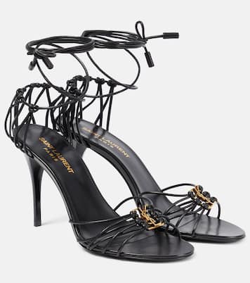Babylone 90 leather sandals | Saint Laurent