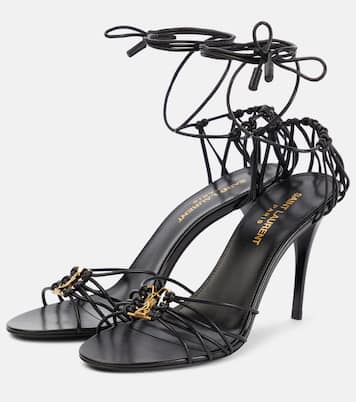 Babylone 90 leather sandals | Saint Laurent