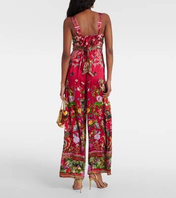 X Disney® Jumpsuit aus Seide | Camilla