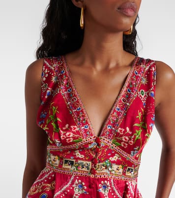 X Disney® Jumpsuit aus Seide | Camilla