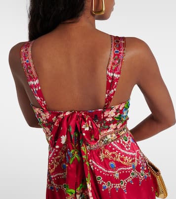 X Disney® Jumpsuit aus Seide | Camilla