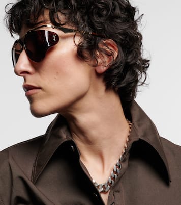 Gafas de sol de aviador SL M137 Amelia | Saint Laurent
