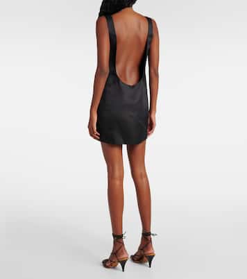 Pranta silk satin minidress | Khaite