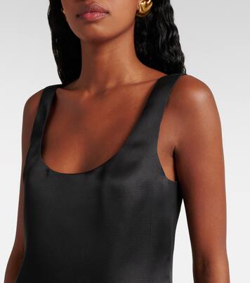 Pranta silk satin minidress | Khaite