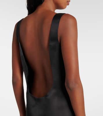 Pranta silk satin minidress | Khaite