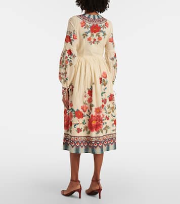 Wickelkleid Mosaic Garden aus Baumwolle | Farm Rio