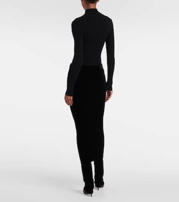 Fluid jersey skirt pants | Alaïa