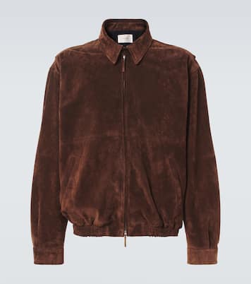 Ronan suede blouson in brown - The Row | Mytheresa