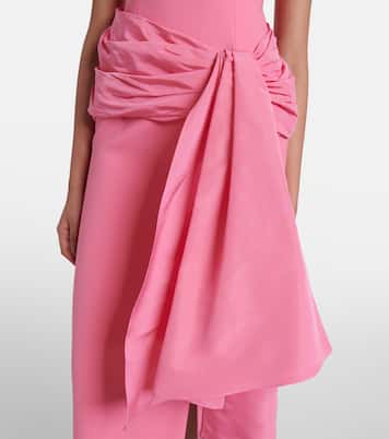 Cocktailkleid aus Crêpe mit Seide | Carolina Herrera