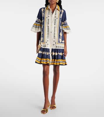 Hemdblusenkleid Choux aus Baumwollpopeline | La DoubleJ