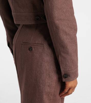 Cropped-Jacke Carpa aus Baumwolle | Max Mara