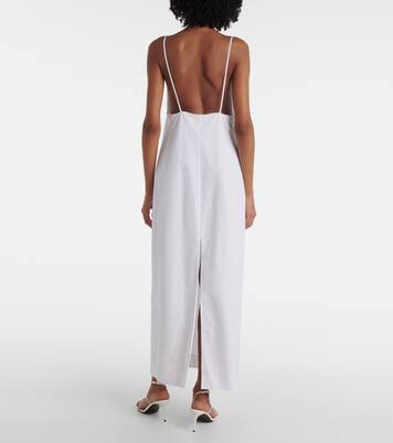 Tulula silk poplin slip dress | Khaite