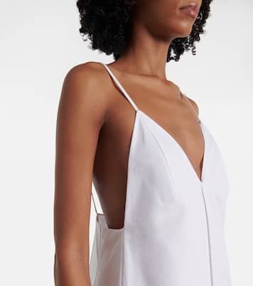 Tulula silk poplin slip dress | Khaite