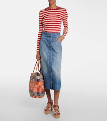 Plateausandalen VLogo Signature 80 aus Leder | Valentino Garavani