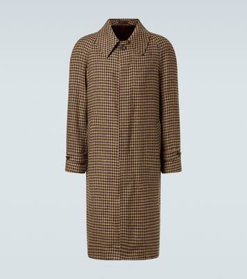 Cappotto in lana vergine pied-de-poule | Rubinacci