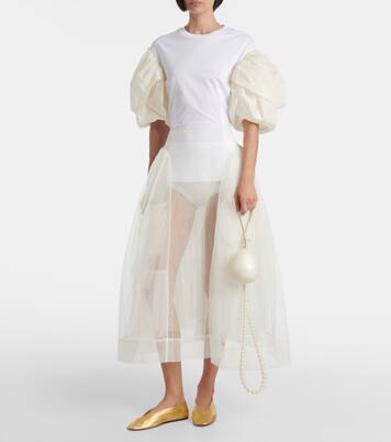 Jupe midi en tulle | Simone Rocha