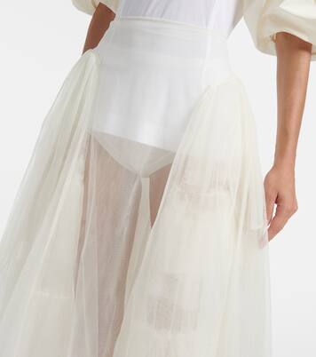 Jupe midi en tulle | Simone Rocha