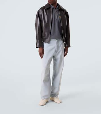 Intrecciato cotton jersey polo sweater | Bottega Veneta