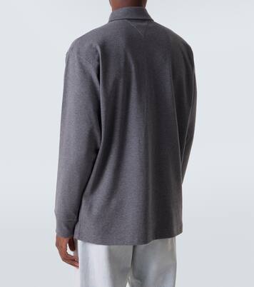 Intrecciato cotton jersey polo sweater | Bottega Veneta