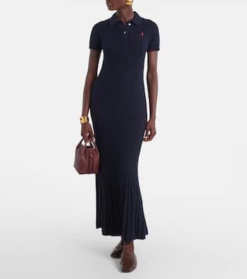 Abito polo in misto cotone a coste | Polo Ralph Lauren