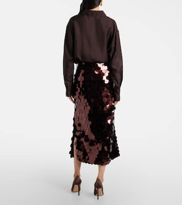 Midirock mit Pailletten | Roksanda