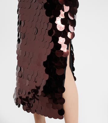 Midirock mit Pailletten | Roksanda