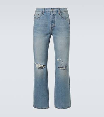 Distressed Straight Jeans Relaxed Jean | Frame
