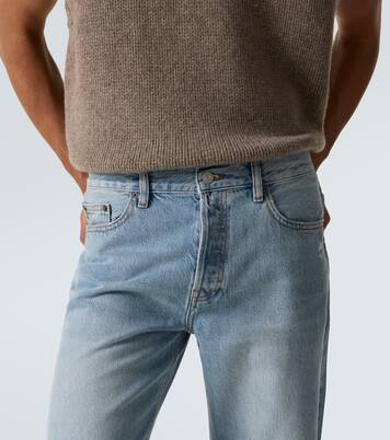 Distressed Straight Jeans Relaxed Jean | Frame